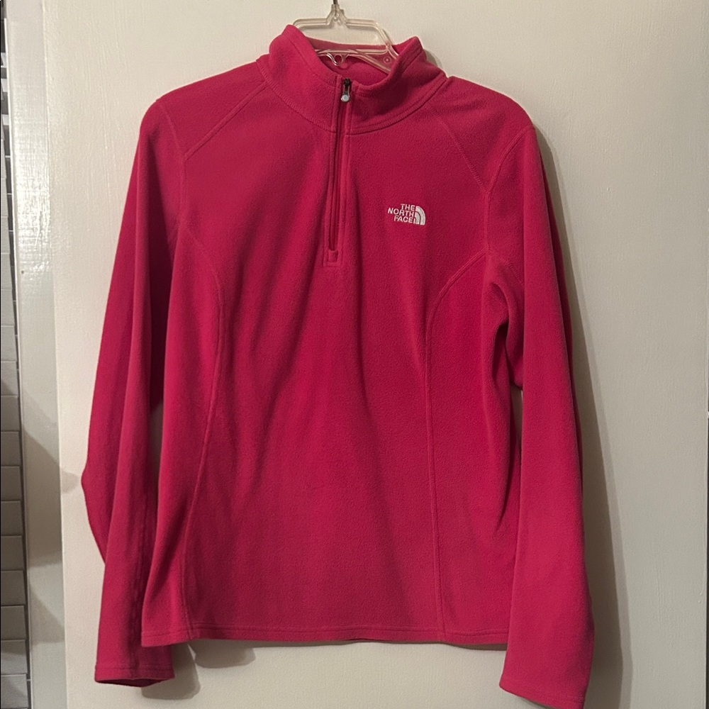 The North Face Vibrant Pink Fleece Pullover